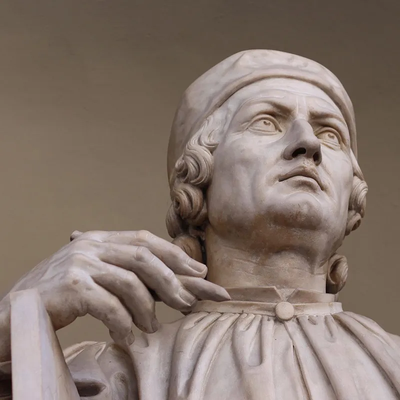 Busto di Arnolfo di Cambio · Colle di Val d'Elsa