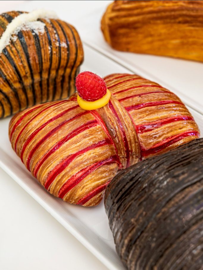Croissant sfogliato con lampone, Mario Barone